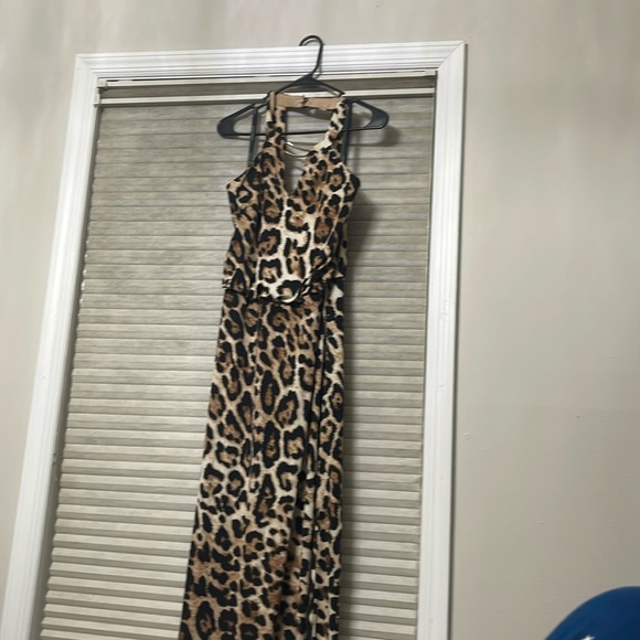 Bisou Bisou long maxi leopard dress - Picture 1 of 6